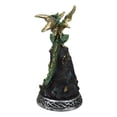thumbnail image 4 of Ebros Green Dragon with LED Light On Crystal Mountain 7.5 Inches Tall Collection, 4 of 9