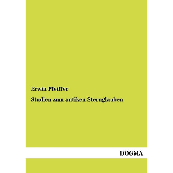 Studien zum antiken Sternglauben (Paperback)
