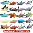 thumbnail image 2 of Juego de juguetes de baño ValeForToy, 20 cm, goma, Ocean Animals, paquete de 8, 2 of 7