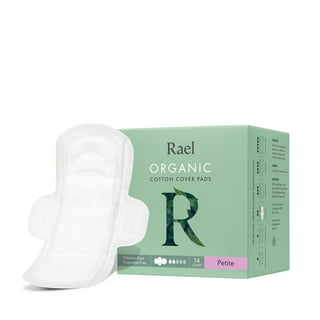 Rael Pads for Women, Organic Cotton Cover - Period Pads with Wings,  Feminine Care, Sanitary Napkins, Light Absorbency, Unscented, Ultra Thin  (Petite, 56 Count) - Yahoo Shopping