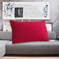 thumbnail image 5 of 30x50cm Pure Color Comfortable Skin Friendly Pillowcase Cushion Pillow Cover for Sofa Home Use(Type 5 ), 5 of 7