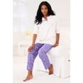 thumbnail image 5 of Only Necessities Plus Size Henley PJ Set, 5 of 6