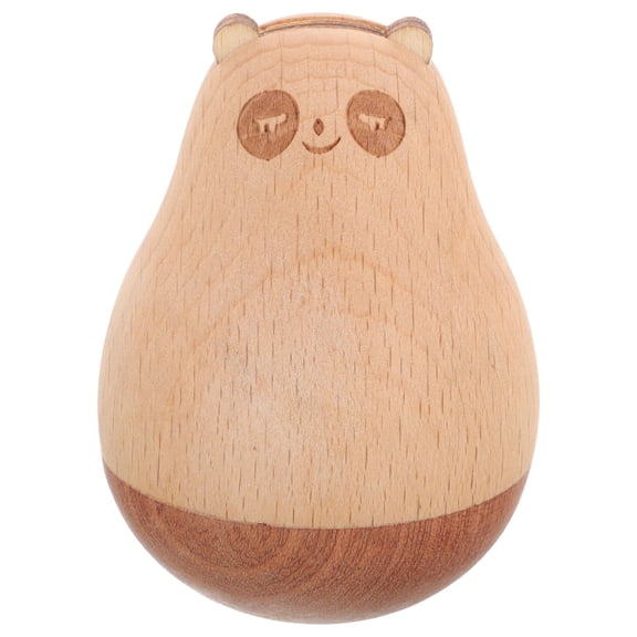 FELTECHELECTR Wood Animal Figurine Light Brown Stylish Decor Piece for Christmas Birthday and Special Occasions
