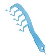thumbnail image 1 of Z Shaped Wide Tooth Comb Professional Portable Home Salon Hair Detangling Styling CombBlue, 1 of 1