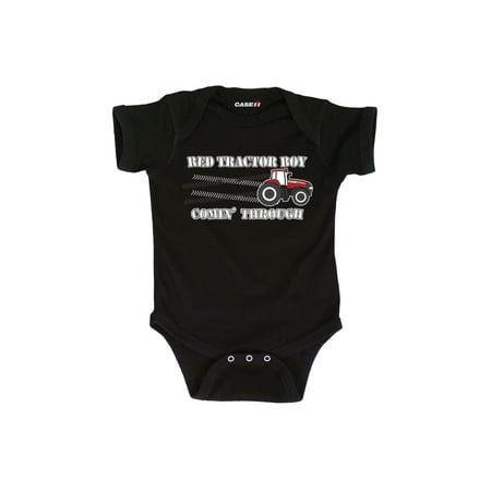 

Case IH - Red Tractor Boy Comin Through - Infant Baby One Piece