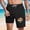 Black-D, variant on Tqyyweavej Swim Trunks for Men Drawstring Pull-On Printed Beach Shorts Solid Color Elastic Rise Swim Shorts with Compression Liner 2 in 1