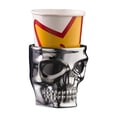 thumbnail image 2 of Kruzer Kustom Kaddy Chrome Skull Motorcycle Cup Holder, 2 of 7