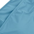 thumbnail image 6 of UTSJKR One Piece Swimsuit for Women Tummy Control Ruched Bathing Suit Sexy High Cut Swimwear V Neck Swim Suit Light Blue M, 6 of 7