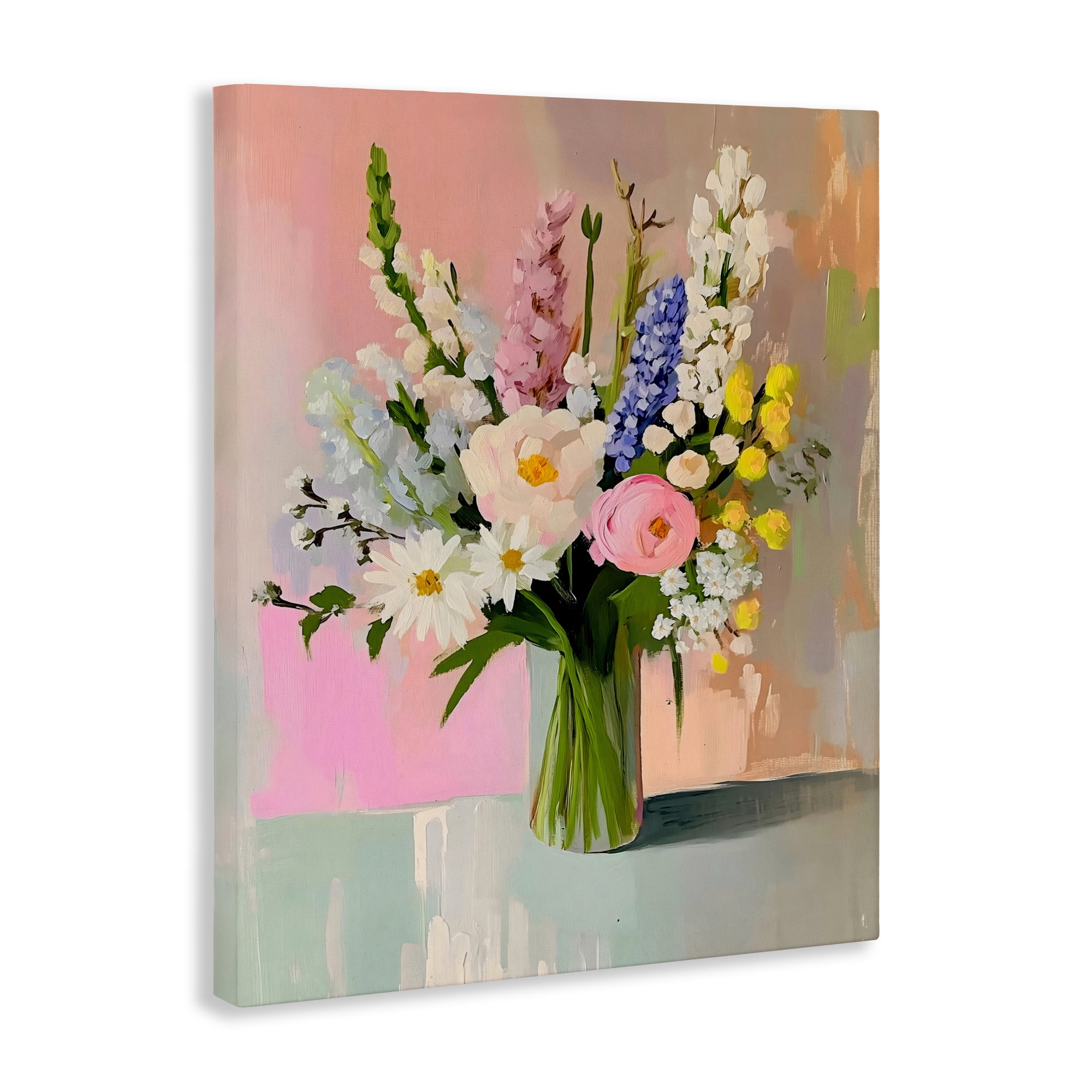Stupell Industries Glass Vase with Spring Blooms Canvas Wall Art, design by The Prints Vibe