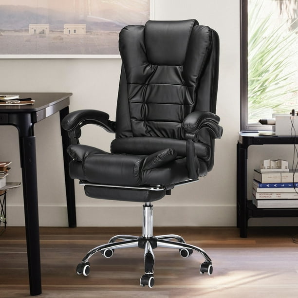Adjustable Executive Office Chair, High Back Leather Office Chair Deals