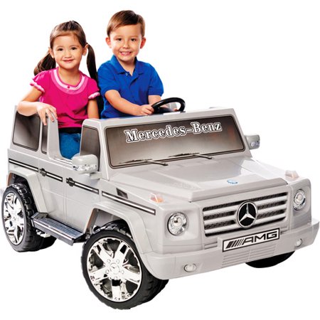 Kid Motorz Mercedes Benz G Class 12 Volt Battery Powered Ride On Silver