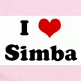 thumbnail image 2 of CafePress - I Love Simba Infant Bodysuit - Baby Light Bodysuit, Size Newborn - 24 Months, 2 of 4