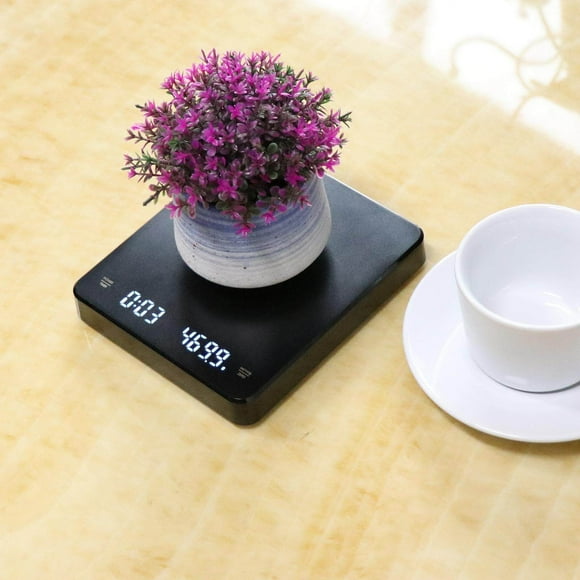Digital Coffee Scales Rechargeable Food USB electronic Coffee Scales Digital Coffee Scales Rechargeable scale Drip Weighing electronic scale for Kitchen Home Cooking