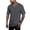 Dark Gray, variant on Mfakffe V Neck Mens T-Shirts Short Sleeve Summer Comfort T Shirts for Men V Neck Breathable Comfy T Shirts for Men Solid Tees