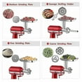 thumbnail image 4 of Metal Food Grinder Attachment For Kitchenaid Stand Mixer,meat Grinder-subaoe_Special Gift, 4 of 5