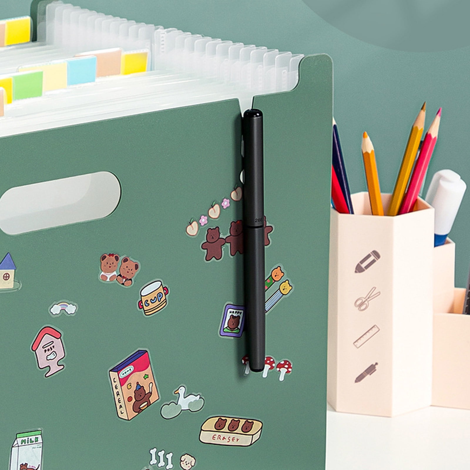 Standing Accordion Folder A4 File Filling Folder 13 Pockets Max 2000 Sheets