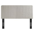thumbnail image 4 of Modway Milenna Channel Tufted Upholstered Fabric Full/Queen Headboard in Oatmeal, 4 of 10