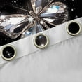thumbnail image 4 of Castle Fairy Crystal Butterfly Black Out Curtains for Teens Girls Women,Bling Splash Glitter Curtains Pack Of 2 (42X63 Each),Dreamy Princess Bedroom Curtains,Ultra Soft Home Decor, 4 of 6