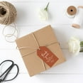 thumbnail image 2 of Koyal Wholesale Thank You For Celebrating With Us Favor Tags TerrPkotta Cardstock Gift Tags with Bakers Twine 100-Pk, 2 of 5