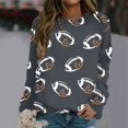 thumbnail image 1 of WILLBEST essentials Hoodies Nouveau Pull à Col Rond Imprimé pour Femmes, Manches Longues de Rue, Hoodies Hoties, 1 of 4