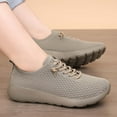 thumbnail image 2 of Xiaoxatg Women's Breathable Casual Sneakers Comfortable Soft Sole Footwear for Everyday Running Sports Travel and Leisure Activities 8.5 Army Green, 2 of 7