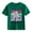 Blackish Green, variant on CPNG Kid's 100th Day of School Commemorative T-Shirt: "100 Days of School" Multi - Layer Text with Bow and Pencil Pattern, Ideal for Kids' School Milestone Celebration Events