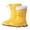Yellow, variant on Krdevn Boys Boots Thickened Rain Shoes for Kids and Comfortable for All Seasons for Rainy Weather and Outdoor Activities,Toddler Girl Shoes,Boys Shoes,Size:11-12 Years