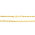 thumbnail image 2 of Floreo 10k Yellow Gold 3.5mm Solid Rope Chain Diamond Cut Necklace, 2 of 5