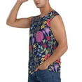 thumbnail image 3 of Daiia Floral Printed Men's Tank Tops,Casual Soft Sleeveless Gym Muscle Shirts Bodybuilding Tee-Large, 3 of 8