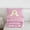 Pink A, variant on Homewish Kawaii Princess Style Bedding Comforter Set for Teen, Kawaii Initial L Letter Twin Comforter Sets, Pink Stripes Line Reversible Bedding Set, Luxury Bedroom Decor, 2-Piece