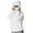 White, variant on Women's Balaclava Hoodie Zip Up Jacket Double Hooded Sweatshirt With Mask Wind Trendy Outfits Casual Fashion Winter Clothing