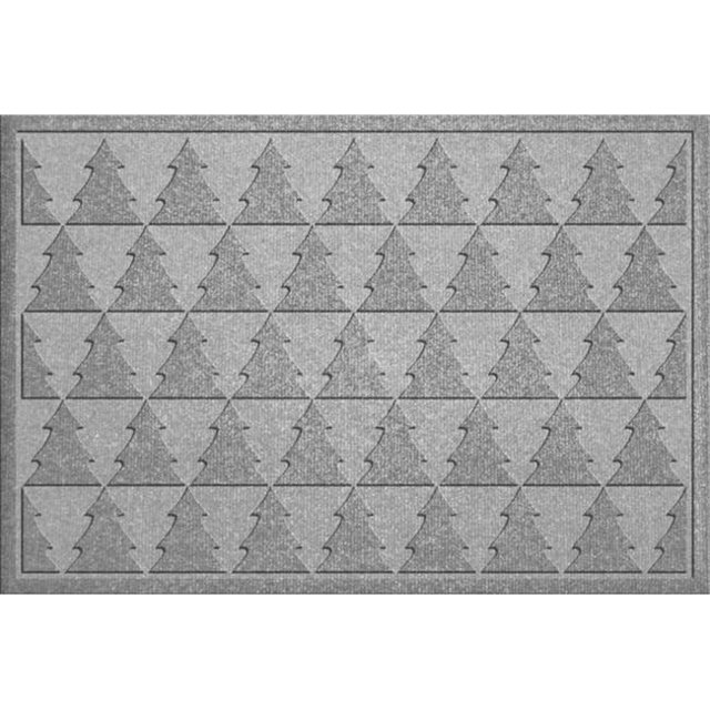 867570023 Water Guard Pine Trees Mat in Medium Grey - 2 ft. x 3 ft.