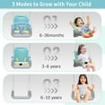thumbnail image 6 of G TALECO GEAR Foldable Toddler Swing, 2 in 1 Swing Sets for Backyard, White & Green, 6 of 7