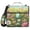 Cartoon Frog Sit in Meadow of Flower, variant on 3 Ring Zipper Binder with Shoulder Strap Waterproof Trapper Keeper 2 Inch D-Ring 500 Sheets Capacity Cartoon Frog Sit in Meadow Of Flower