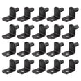 thumbnail image 1 of Uxcell Shelf Support Pegs L-Shaped Bracket Pegs Shelf Pin With Hole Black 6mm, 1 of 5