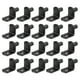 thumbnail image 1 of Pasadores de soporte de estante en forma de 'L' Uxcell, pasadores de estante con agujero negro de 6 mm, 1 of 5