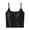 Black, variant on Summer Tops Women Solid Built-in Bra Crop Tank Tops Adjustable Thin Spaghetti Straps Sleeveless Basic Camisole For Daily Casual Wear Gym Yoga Light Fitness Workout Inner Vest Light Blue XL