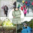 thumbnail image 3 of Bearachild Chubasquero impermeable y ligero para mujer, con capucha, para exteriores, senderismo, chaqueta larga, Poncho Paraguas de lluvia matcha L Bearachild JJ13982-08, 3 of 6