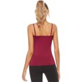 thumbnail image 4 of Blotona Women’s Camisole Yoga Tanks Tops with Built in Padded Bra Vest Cami Adjustable Spaghetti Strap Sleeveless Layered Tops, 4 of 7