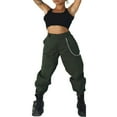 thumbnail image 1 of Women Cargo Utility Work Hiking Army Military Multi Pockets Combat Pants, 1 of 4