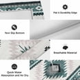 thumbnail image 6 of Green Beige Boho Outdoor Rug for Patio/Deck/Porch, Non-Slip Large Area Rug 5 x 8 Ft, Vintage Ethnic Tribal Southwestern Indoor Outdoor Rugs Washable Area Rugs, Reversible Camping Rug Carpet Runner, 6 of 8