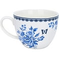 thumbnail image 3 of STP Porcelain J-217507 Tea Cup and Saucer, Vintage Indigo, Bone China Porcelain, Floral Design, 15.2 Fluid Ounces, 3 of 5