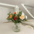 thumbnail image 4 of Felhcc Ribbed Glass Vase, Flower Vase, Fluted Glass Vase, Clear Vase for Living Room, Dining Room, Wedding, Office, 7.5 Inches, 4 of 14