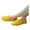 A Yellow, variant on House Slippers for Women Wide Width Soft Sole Lightweight Non Slip Indoor Warm Fuzzy Slide Shoes