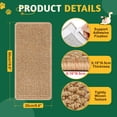 thumbnail image 7 of ​ Corner Cat Scratcher Wall Mounted For Indoor Cats  Pad Door Frame 19.6x9.8 Inch Anti Scratch Furniture Protector Couches And Walls​, 7 of 7