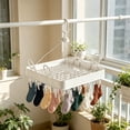 thumbnail image 4 of Btomtd Sock Drying Rack And Household Multi-functional Hanger And Balcony Windproof And Thickened Drying Rack With Multiple Clips, 4 of 6
