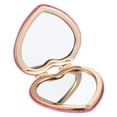 thumbnail image 5 of COMPUKAS Heart Compact Mirror Pink Foldable Regular Reflection Girls Daily Use 1Pack, 5 of 8