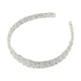 thumbnail image 4 of Unique Bargains 1 Pc Headband Colored Rhinestones Hair Accessories Beige, 4 of 5