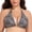 Leopard Print, variant on Ocean Blue Women's Plus Size Push Up Triangle Bikini Top Cheeky Halter bikini Swimsuit Sexy Black Bathing Buit Top Size XXL