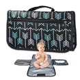 thumbnail image 4 of Portable Baby Changing Pad Waterproof Travel Baby Diaper Changing Pad Foldable Changing Mat for Baby Built-in Pillow with Pockets Baby Shower Gift, 4 of 5